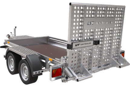 Bauanhänger zum Transport eines Minibaggers – UNITRAILER STARK 3 260